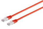 Patchkabel S/FTP Cat.6 halogenfrei rot 1,0m