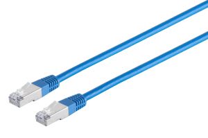 Patchkabel S/FTP Cat.6 halogenfrei blau 1,0m