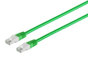 Patchkabel S/FTP Cat.6 halogenfrei grün 1,0m