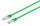 Patchkabel S/FTP Cat.6 halogenfrei grün 1,0m
