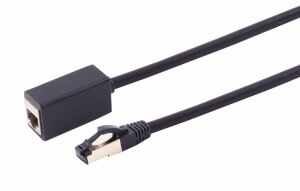 Patchkabel Verlängerung Cat. 8.1 schwarz 5,0m