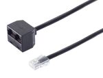 Adapter Modular Verbinder Westernstecker 8/8 > 2...