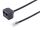 Adapter Modular Verbinder Westernstecker 8/8 > 2 Western-Kupplung 8/8 0,1m
