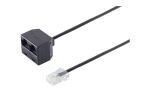 Adapter Modular Verbinder Westernstecker 6/4 > 2...