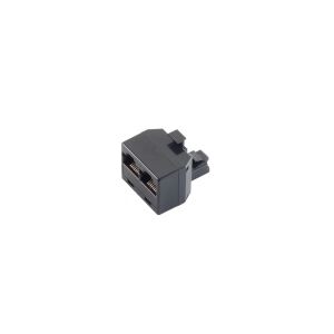 Adapter Modular Verbinder-Western-Stecker 8/8 > 2 Western-Kupplung 8/8