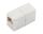 TP-Kupplung Cat.5,  RJ45 - RJ45,  Bu - Bu, Block, geschirmt