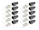 shiverpeaks Netzwerkstecker (VE 10) Cat.5e/Cat.6 RJ45...