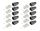shiverpeaks Netzwerkstecker (VE 10) Cat.5e/Cat.6 RJ45 schwarz