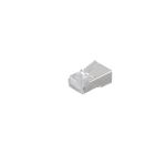 Western-Stecker modular 8-polig vergoldet geschirmt...