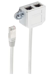 shiverpeaks Cat.5e Cable sharing Adapter  0,1 m Eth/Eth.