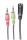 shiverpeaks Headset Y-Adapter TRRS Buchse 3,5mm CTIA 0,15m