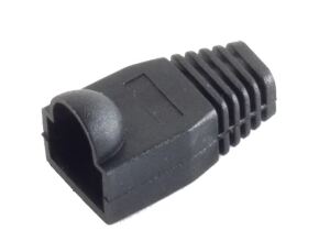 Modularstecker Knickschutztülle für RJ45 Modular Stecker schwarz