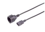 Adapterkabel IEC C14 CEE 7/3 1mm² USV 3,0m