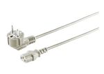 Netzanschlusskabel Schuko 90° Kaltgeräte 230V...