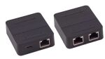 Netzwerk-Switch 1x2 100m ABS schwarz