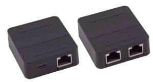Netzwerk-Switch 1x2 1G ABS schwarz