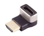 shiverpeaks HDMI-A Adapter 90° Winkel oben 8K Metall
