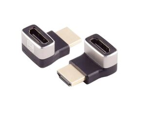 Adapter HDMI-A Adapter 90° Winkel oben 8K