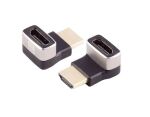 Adapter HDMI-A Adapter 90° Winkel oben 8K