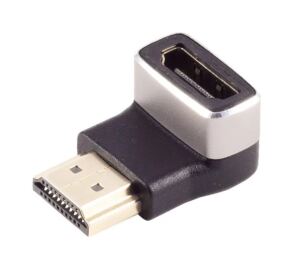 shiverpeaks HDMI-A Adapter 90° Winkel unten 8K Metall