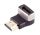 shiverpeaks HDMI-A Adapter 90° Winkel unten 8K Metall
