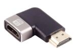 shiverpeaks HDMI-A Adapter 90° Winkel links 8K Metall