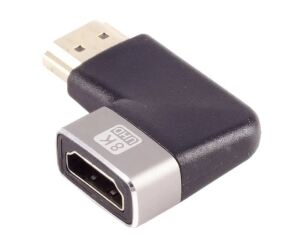 shiverpeaks HDMI-A Adapter 90° Winkel rechts 8K Metall