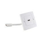 HDMI Wanddose 1x HDMI Buchse mit Kabelverlängerung...