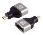 shiverpeaks HDMI-D Adapter auf HDMI-A Buchse 8K Metall