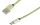 USB Ladekabel USB-A-Stecker > USB Typ C Stecker Nylon grün 0,9m