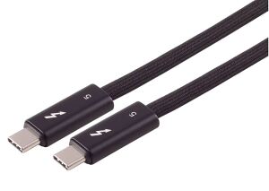 Verbindungskabel USB-C Stecker auf Typ-C Stecker TB5, UltraFlex 240W Pro 1,0m