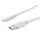 USB Kabel 3.0 USB A Stecker > USB 3.1 Typ C Stecker weiß 1,8m