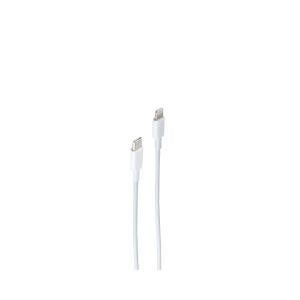 shiverpeaks USB Lade Kabel USB-C Stecker > 8-Pin Stecker PD weiß 0,5m