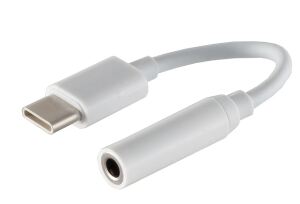 Audio Adapter USB C analog weiß
