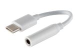 Audio Adapter USB C analog weiß