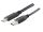 USB Kabel 2.0 Typ 3.1 C-Stecker > Typ 2.0 A-Stecker Rev. 2.0 schwarz 3,0m