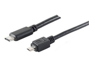 USB Kabel 2.0 Typ 3.1 C-Stecker > Typ 2.0 Micro B-Stecker Rev. 2.0 schwarz 3,0m