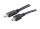 USB Kabel 2.0 Typ 3.1 C-Stecker > Typ 2.0 Mini 5p B-Stecker Rev. 2.0 schw. 1,8m