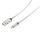 USB Lade-Sync Kabel USB A Stecker > USB 3.1C Stecker Steel silber 1,0m