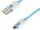 USB Ladekabel USB-A-Stecker > USB Micro B Stecker blau 2,0m