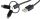 USB Lade-Sync Kabel 3-in-1 schwarz 2,0m