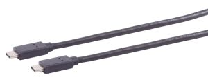 USB Kabel 3.2 USB Typ C Stecker > USB Typ C Stecker Gen. 2x2 schwarz 0,5m