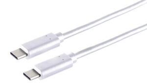 USB Kabel 3.2 USB Typ C Stecker > USB Typ C Stecker Gen. 2x2 weiß 1,0m
