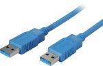 USB Kabel Typ A Stecker > Typ A Stecker USB 3.0 blau 1,8m