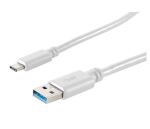 USB Kabel 3.0 USB A Stecker > USB 3.1 Typ C Stecker...