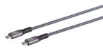 USB Kabel Typ-C Stecker > Typ C Stecker 4.0 240W PRO 1,0m