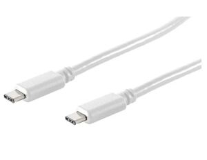USB Kabel 3.1 C Stecker > USB 3.1 Typ C Stecker (Gen. 2) weiß 1,5m