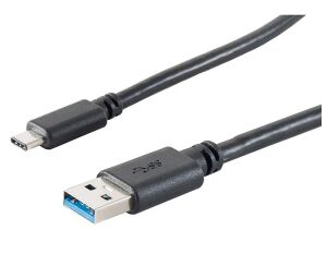 USB Kabel 3.0 USB A Stecker > USB 3.1 Typ C Stecker schwarz 3,0m