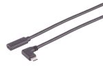 Verlängerungskabel USB-C 3.2 Gen. 2x2 90° 1,0m
