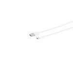 USB Ladekabel USB-A > USB-C 2.0 ABS weiß 0,5m